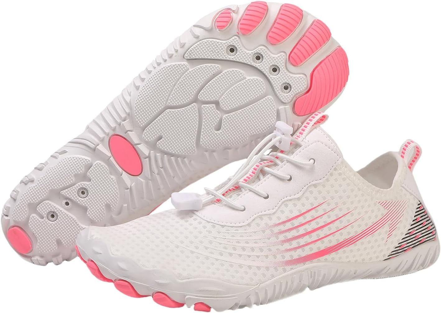 Hiking Barefoot Footwear Womens Breathable & Non-Slip Athletic Footwear Wide Toe Beach Water Shoes