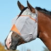 Cashel Crusader Horse Fly Mask, Standard No Ears Supports Animal Rescue, Orange (Horse)