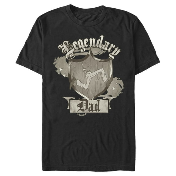 Men's Onward Legendary Dad Crest  Graphic Tee Black X Large