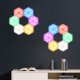 thumbnail image 4 of Interruptor Táctil Rgb Diy Batería Gabinete Lámpara De Pared Lámpara De Nido De Abeja Lámpara De Pared Hexagonal De Nido De Abeja Colorida Cateissary HA016209-00, 4 of 6