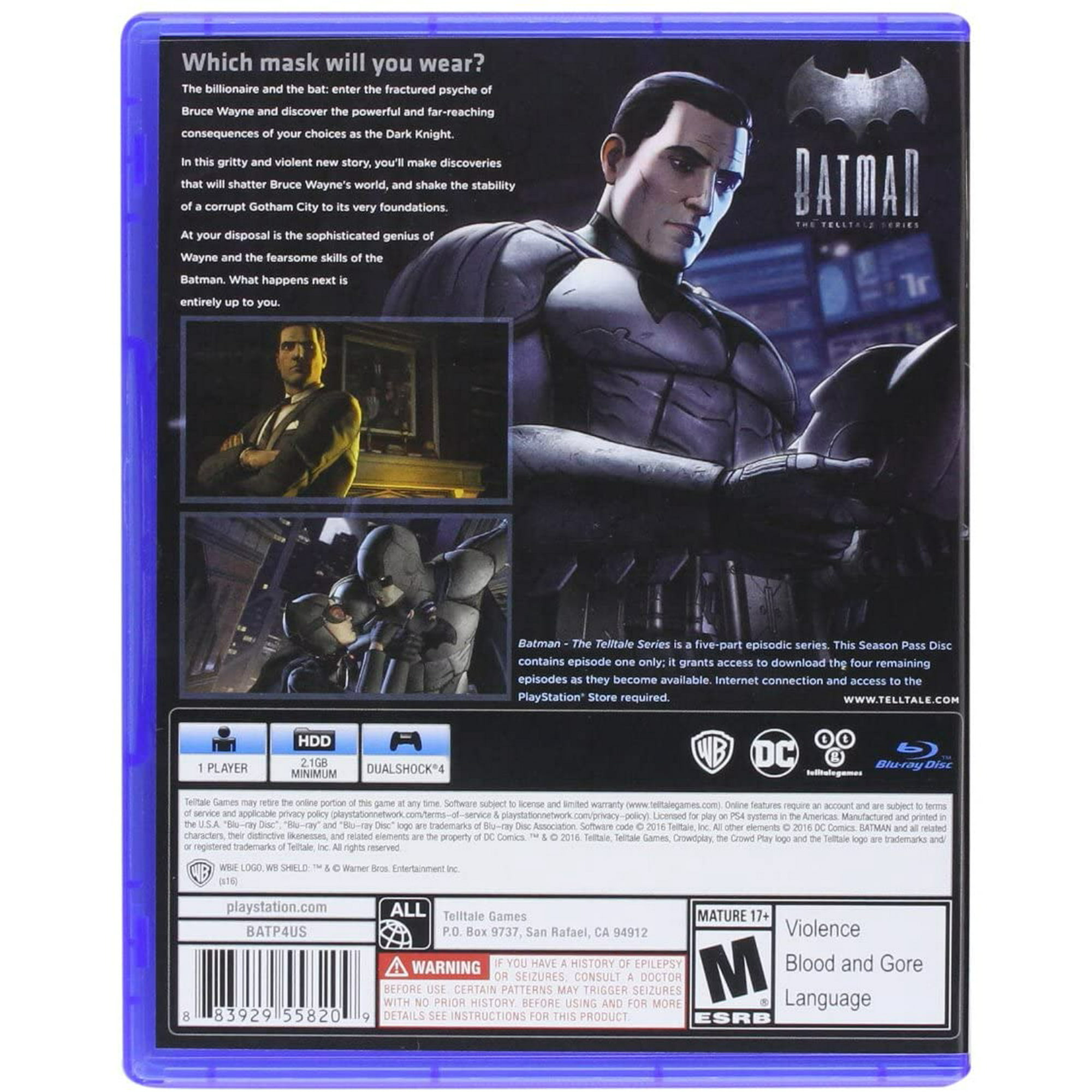 Batman: The Telltale Series - PlayStation 4 | Walmart Canada