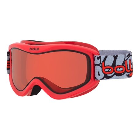 Bolle Volt Snow Goggles (Red Graffiti Frame/Vermillon (Best Snow Goggle Lens For Low Light)