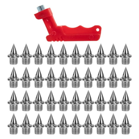 

1 Set Shoe Spikes Metal Thread Screw Shoes Spikes Replacement Anti- Shoes Nails with Spike for Running Hiking High Jumping
