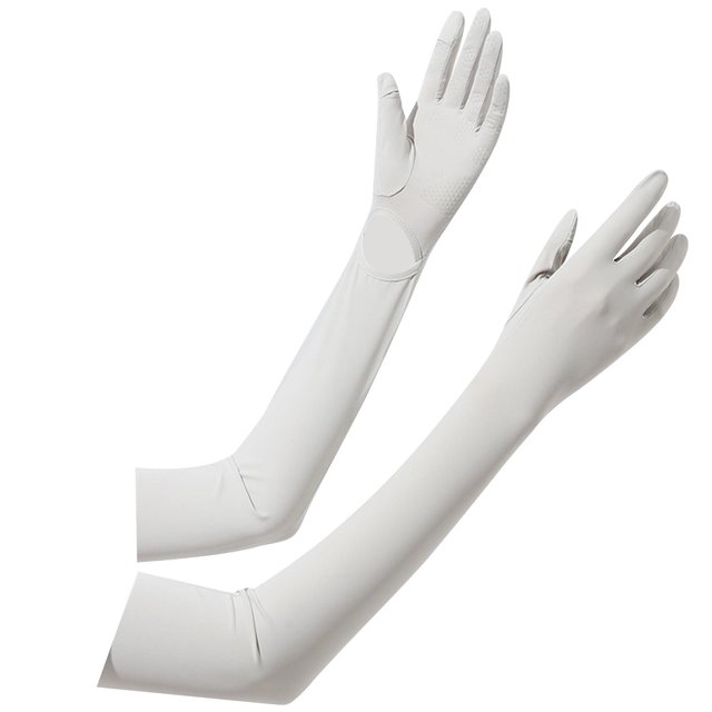 TopLLC Manchons en Soie Glacée Manchons pour les Mains Sensation Glacée Manchons de Protection Solaire Manchon de Glace
