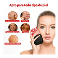 thumbnail image 2 of Rodillo Silicón Hielo Para Masaje Facial Cara Cuidado Piel Malubero NEGRO, 2 of 5