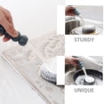 thumbnail image 6 of Ergonomic Kitchen Dish Scrubber with Wire, Non Scratch Pot Scrub Brush for Bowls and Pans, Heavy Duty Dishwashing Tool for Home, Silver, 6 of 8