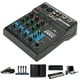 thumbnail image 5 of consola mezcladora,Mezclador de 4 canales mezclador de audio estable y duradero para Webcasting K Song Cover, 5 of 7