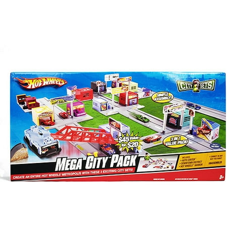 Hot Wheels Mega City Pack