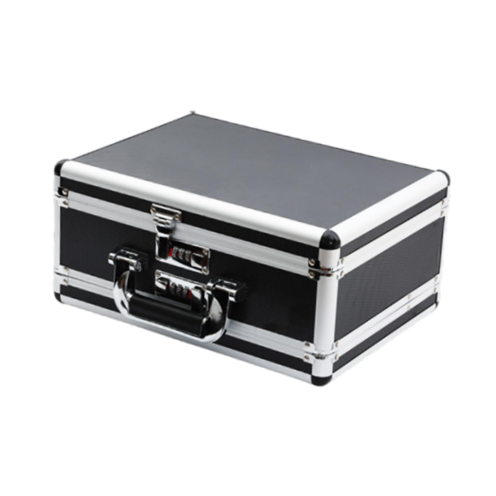 Bothyi Aluminum Alloy Case Password Briefcase Lockable Box Secure for Business Home