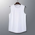 thumbnail image 4 of Leesechin Men's Tank Top Sleeveless Tee Round-Neck Summer Tshirt Loose Fit, 4 of 6