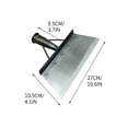 thumbnail image 3 of D Multi Functional Cleaning Shovel With Handle for Snow Removal and Garden Use 1.2 Meter Pole 10.63 Inches Head, 3 of 7