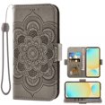 thumbnail image 1 of Asuwish - Funda tipo cartera compatible con DOOGEE S88 Plus, de cuero, con cordón, tarjetero, correa para la muñeca, para S 88 Pro S88+, para hombre y mujer, color gris, 1 of 5