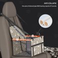 thumbnail image 1 of Bolsa de asiento de coche Plegable Cat Dog Booster Seat Hamaca Cojín Pet Protector (Gris), 1 of 6