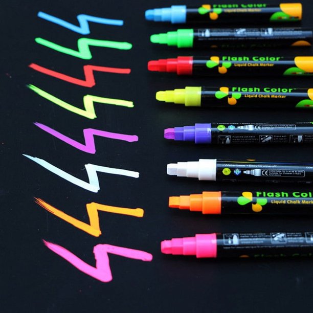 Resaltador de escritura a mano LED, bolígrafo fluorescente de pintura de Graffiti de Color borrable, pizarra luminosa electrónica, bolígrafo multiusos