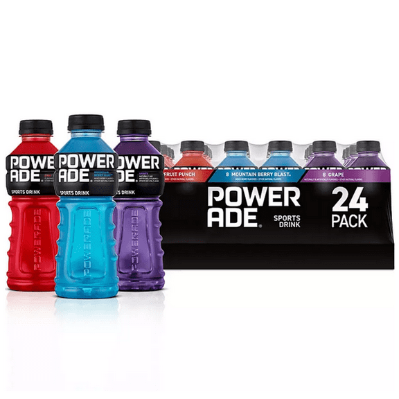 Powerade Sports Drink Variety Pack (20 fl. oz., 24 pk.)