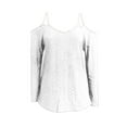 thumbnail image 3 of GigrtiJin Cold Shoulder Tops for Women Plus Size 3/4 Sleeve V Neck Loose Shirts Casual Trendy Pullover Top Blouses, 3 of 4