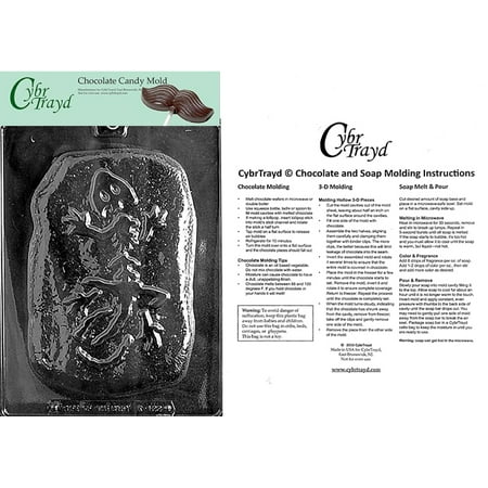 Fossil Candy - Dinosaur Fossil Chocolate Candy Mold with Exclusive Cybrtrayd Copyrighted Molding Instructions
