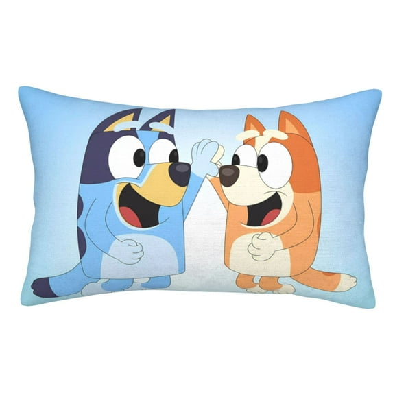 Lsque Bluey Pattern Bedding Waterproof Pillow Protector Zippered Queen – Bed Bug Proof Pillow Encasement-14"x20"