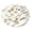A-White, variant on Mini Solid Wood Oval Tray, Lightweight Portable for Bedroom Nightstand Glasses Watch or Bathroom Perfume Bottles, Clean and Tidy