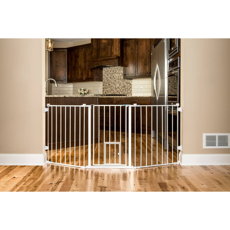 Carlson Pet Products Flexi Gate White