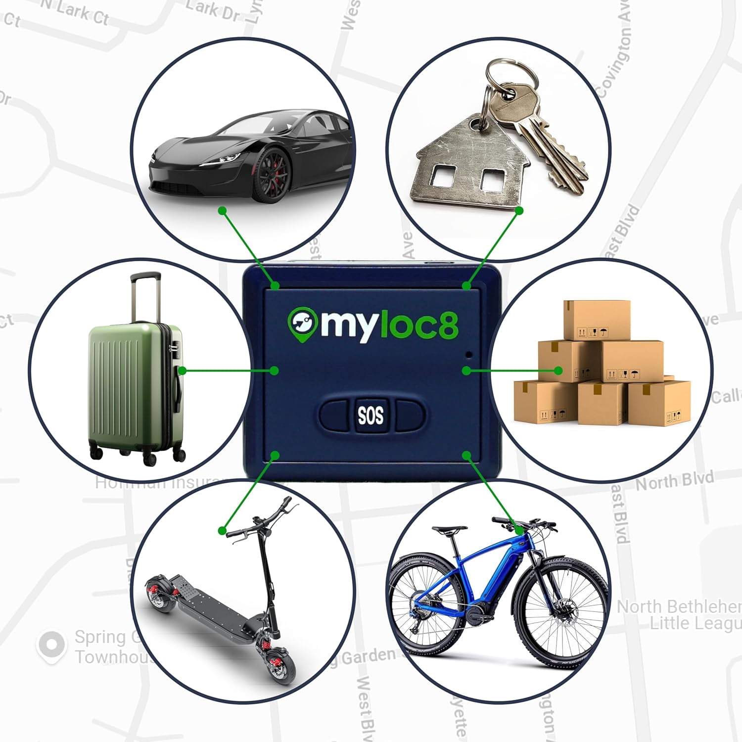 GPS Tracker for Vehicles with Magnet  4G LTE Real-Time Location Device with App, Long Life Battery  Anti-Theft GPS Tracker for Car, Motorcycle, Scooter, Bike