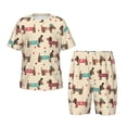 thumbnail image 1 of Balery Dachshund Dog Puppy Conjunto de Pijama Infantil de Manga Corta con Estampado – Ropa de Dormir de Algodón Suave-X-Large, 1 of 6