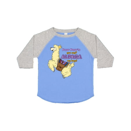 

Inktastic Cute Jumping Alpaca Paw Paw s You Say ALPACA my Bags Gift Toddler Boy or Toddler Girl T-Shirt