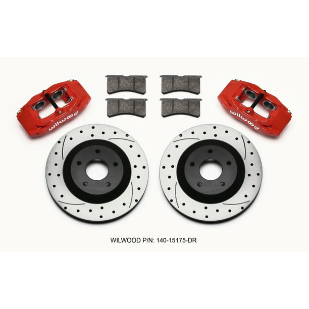 Wilwood SLC56 Front Caliper & Rotor Kit Red Corvette All C5 / Base C6