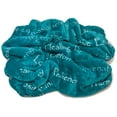 thumbnail image 5 of Chanasya Warm Hugs Positive Energy Healing Thoughts Super Soft Fleece Sherpa Comfort Caring Teal Blue Gift King Bed Blanket - Get Well Soon Gift for Women Men Patient - Teal King Blanket, 5 of 7