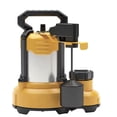 thumbnail image 5 of DEWALT 1/3 hp. Stainless Steel/Cast Iron Submersible Sump Pump, 5 of 6