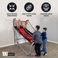 thumbnail image 5 of Hathaway Shot Pro Deluxe Arcade Basketball Game, foldable, 53-in W x 84-in H, Black, 5 of 8