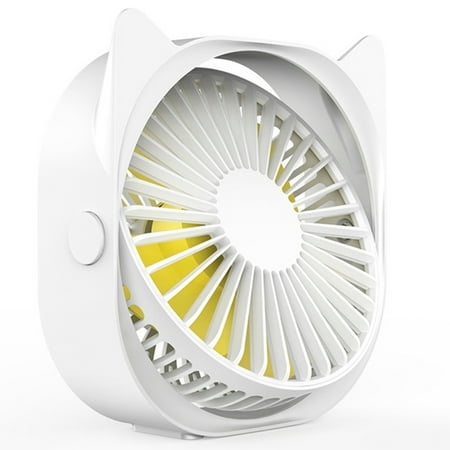 

Small USB Desk Fan 3 Speed Adjustable 360-Degree Tilt Quiet Operation Portable