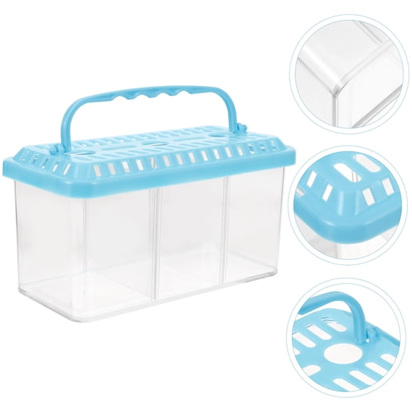 PAMINGONO Caja Aislante De Plástico Transparente Para Alimentación Y Cría En Acuario