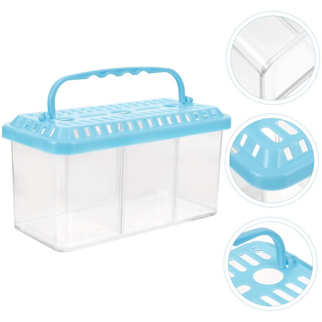 PAMINGONO Caja Aislante De Plástico Transparente Para Alimentación Y Cría En Acuario