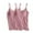 Pink, variant on Hvot&aat 2 Pack Modal Camisoles for Women Bulit in Shelf Bra Tank Tops Adjustable Spaghetti Strap Sleeveless Basic Cami Shirts