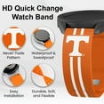 thumbnail image 2 of Tennessee HD Unisex Watch Band for Samsung Galaxy Watch 4-7 and More,(20mm Short Stripes) by Affinity Bands, 2 of 5