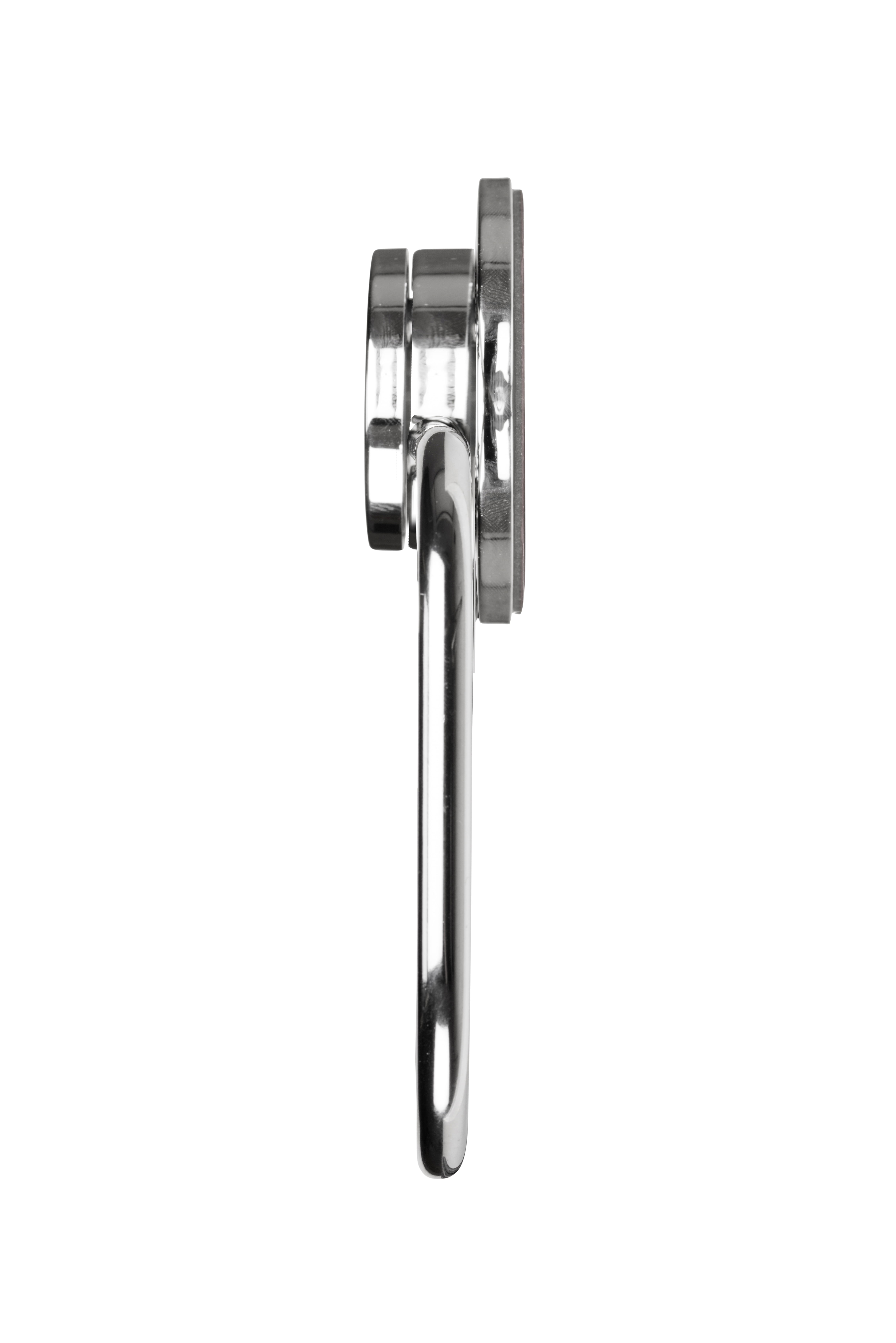 Croydex Stick n Lock Adhesive Wall Mounted Toilet Paper Holder in Chrome, No Drill