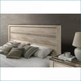 thumbnail image 4 of Bedroom Set, 3-Piece King Industrial Chic White Wash Solid Wood with 2 Nightstands | Wood | Standard Beds, 4 of 6