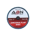 thumbnail image 4 of ABN 2" and 3" Zirconia Alumina Flap Sanding Discs, Various Grits, 10 pack, 4 of 6