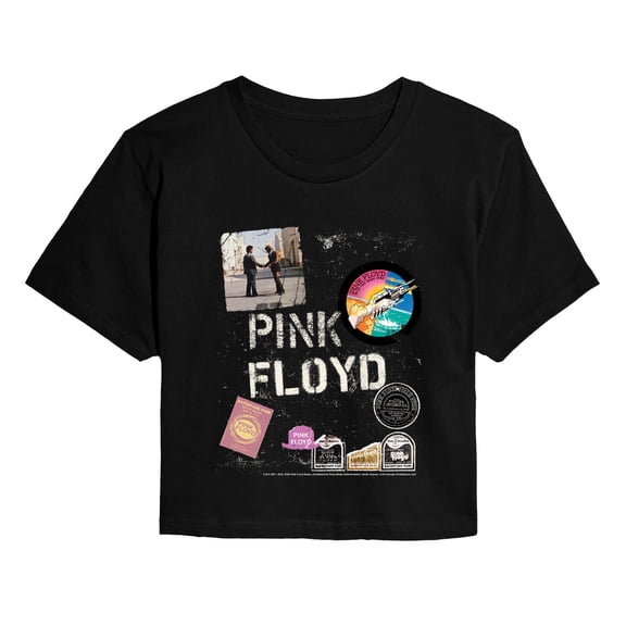 Pink Floyd - Case - Juniors Cropped Graphic T-Shirt