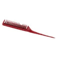 thumbnail image 4 of Peine para Cabello Liso Sincero Mango Largo Rojo, 4 of 10