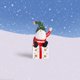 thumbnail image 2 of Adorno de resina de Papá Noel sin rostro pintado, 2 of 7