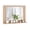 Brown, variant on Rectangle Bathroom Mirror with Shelf 23.5 x 17.5 Inch and Wood Frame