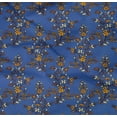 thumbnail image 4 of oneOone Coton Bio Popeline Sergé Feuilles & Imprimé Floral BTY 42 Pouces de Large, 4 of 4