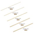 thumbnail image 3 of Uxcell 2 3 4 5 6mm Diameter 200mm Length Brass Solid Round Rod Lathe Bar Stock 1set, 3 of 5