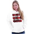 thumbnail image 3 of Proud Woman Martial Arts Fighter Women Plus Size Graphic Pullover Hoodie Brisco Brands 2X, 3 of 4