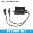 thumbnail image 4 of Unique Bargains LED Car Headlight Canbus Decoder C20 9005 9006 Error Free Warning Resistors Decoder Replace (Set of 2), 4 of 6