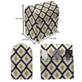 thumbnail image 4 of Damask Stand Mixer Cover, Victorian in Modern Style of Earth Tones Retro Boho Repetition, Kitchen Appliance Organizer Bag Cover with Pockets, 5 Quarts, Pale Coffee and Charcoal Grey, by Ambesonne, 4 of 4