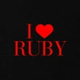 thumbnail image 2 of CafePress - I Love RUBY Bau Red 500 Maternity T Shirt - Maternity Dark T-Shirt, 2 of 3
