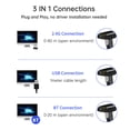 thumbnail image 3 of Wireless 2D 1D Barcode Scanner BT 2.4G USB Wired Connection High Speed Scanning with OLED Display for Paper and Screen Codes Reader Compatible for  for Barcode Reader, 3 of 6